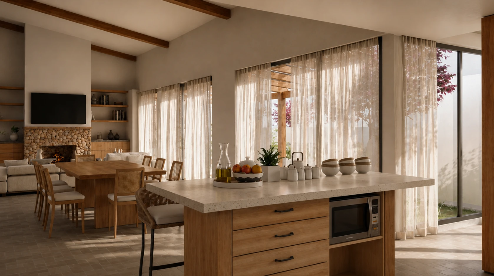Cocina y estar · Visualización del proyecto